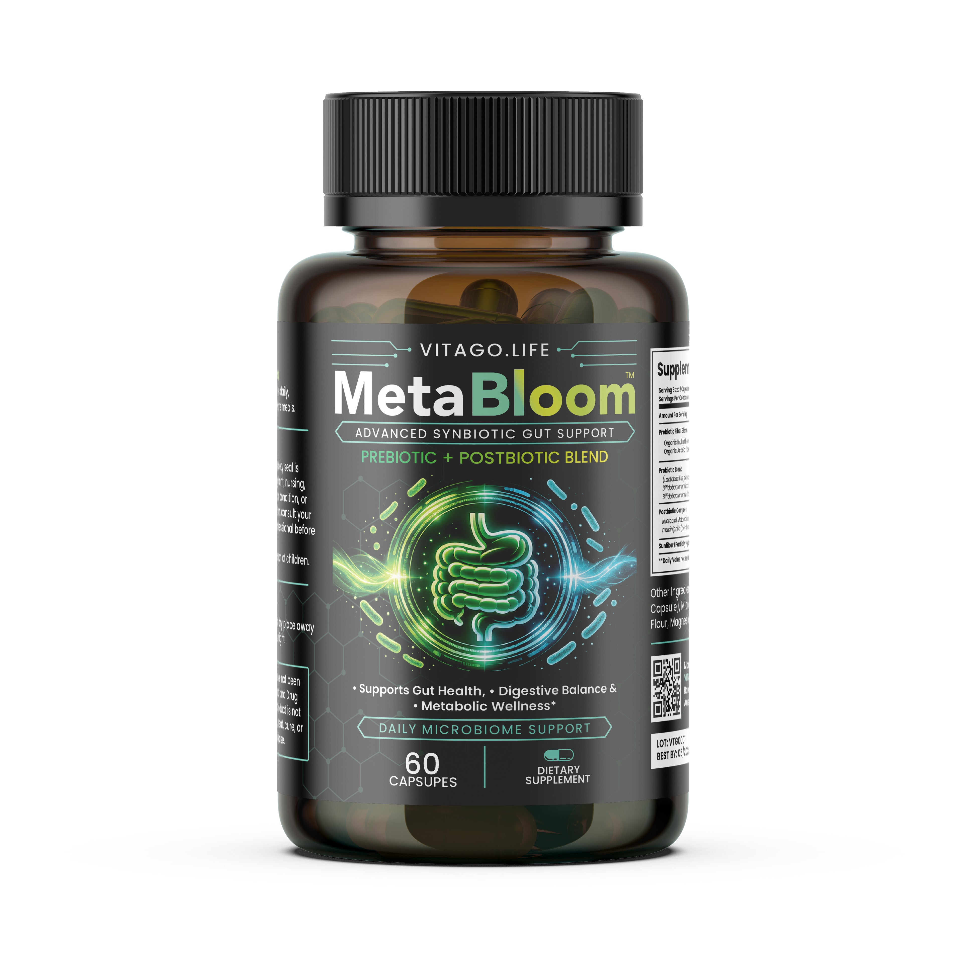 MetaBloom — Advanced Synbiotic Gut Support